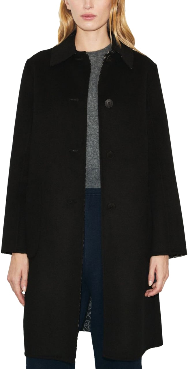 Tory Burch Coats Black Zwart