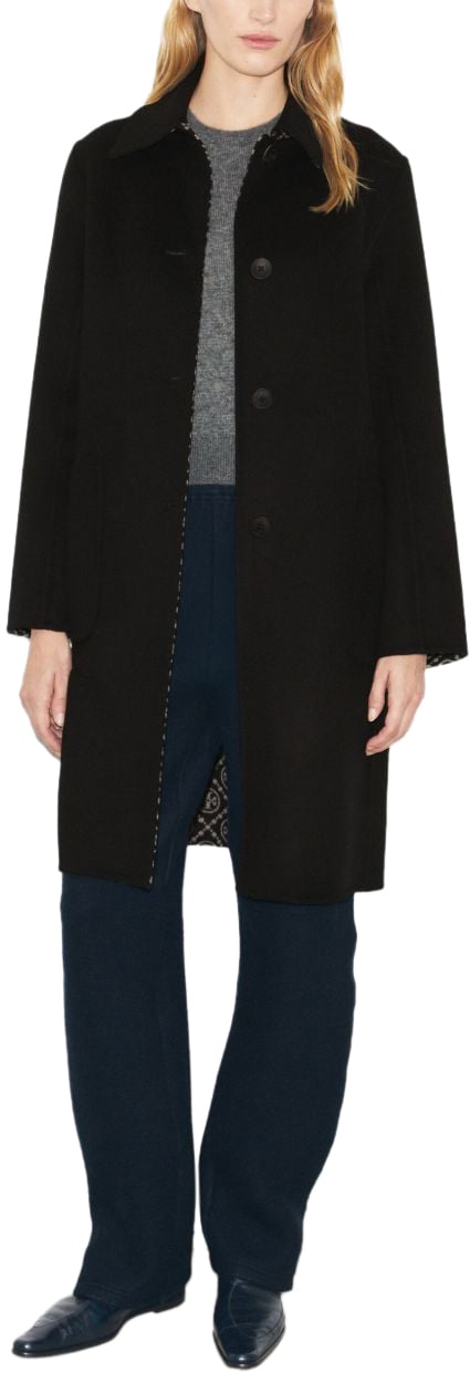 Tory Burch Coats Black Zwart
