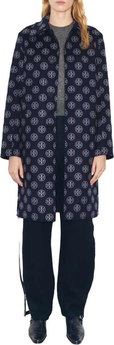 Tory Burch Coats Blue Blauw
