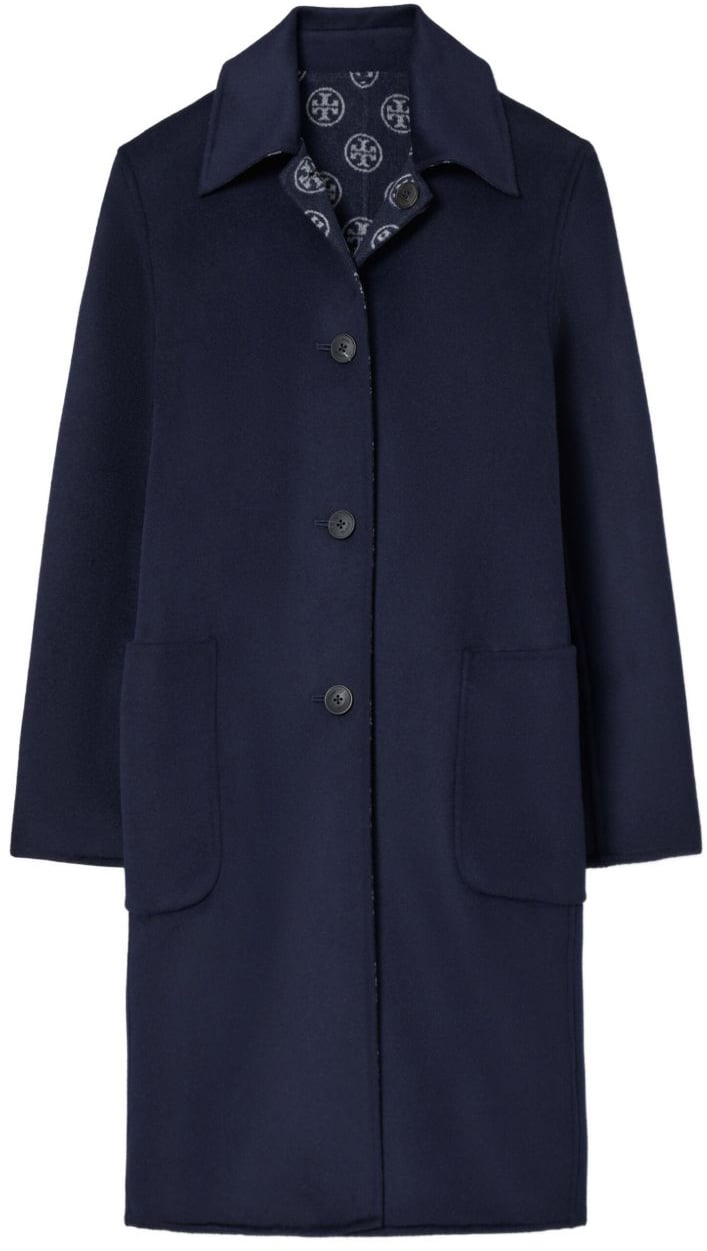 Tory Burch Coats Blue Blauw