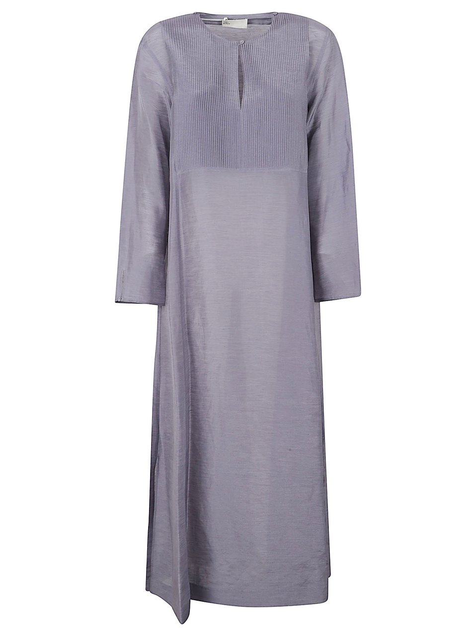 Tory Burch Long Purple Caftan Dress Grijs