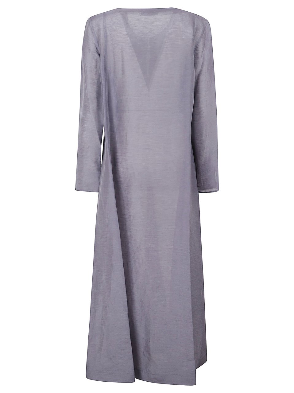 Tory Burch Long Purple Caftan Dress Grijs