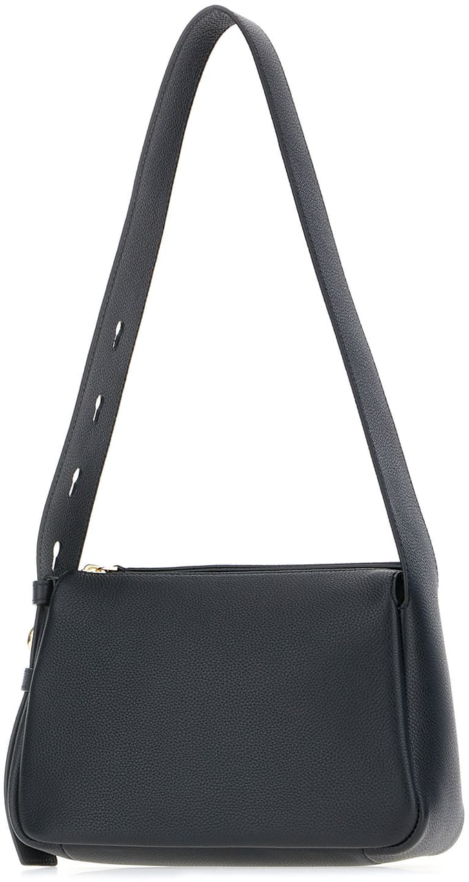 Tory Burch Tory Burch Black leather shoulder bag Zwart
