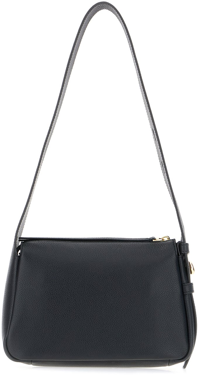 Tory Burch Tory Burch Black leather shoulder bag Zwart