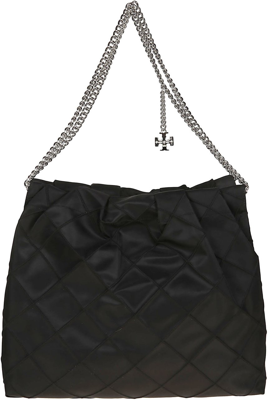 Tory Burch Fleming Hobo Bag Black Zwart