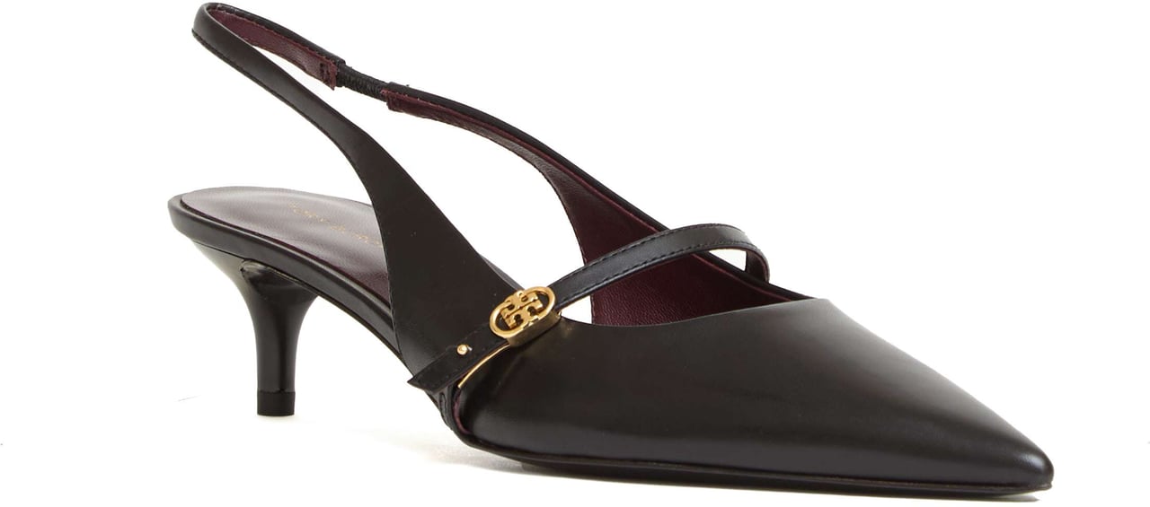 Tory Burch Slingback Mary Jane Nera Tacco 45 Mm Zwart