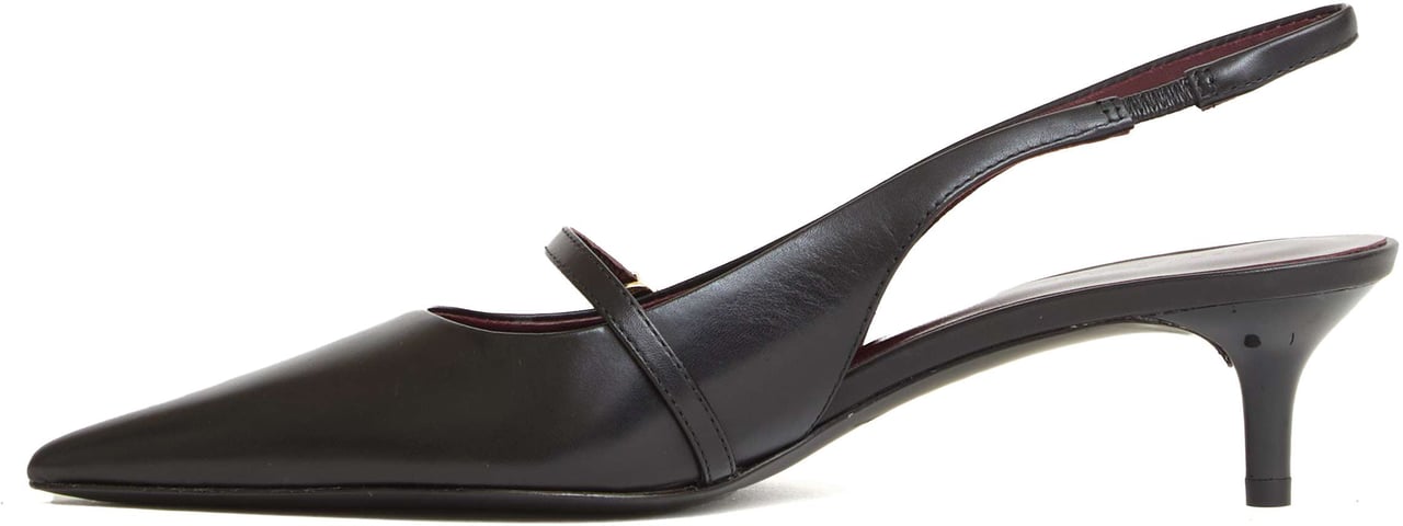 Tory Burch Slingback Mary Jane Nera Tacco 45 Mm Zwart