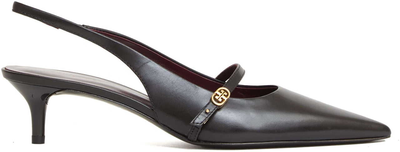 Tory Burch Slingback Mary Jane Nera Tacco 45 Mm Zwart