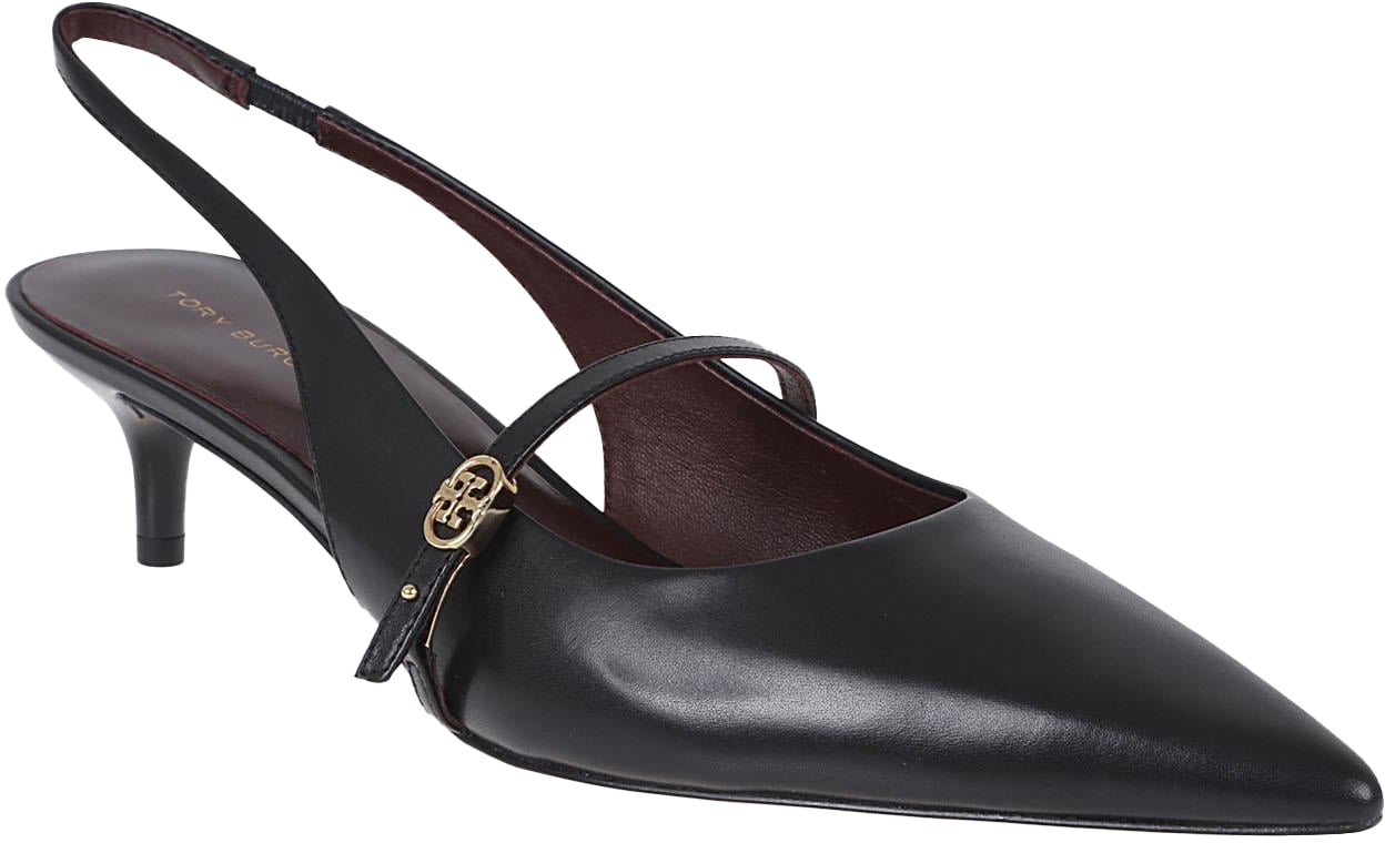 Tory Burch Double T Buckle Mary Jane 45mm Zwart