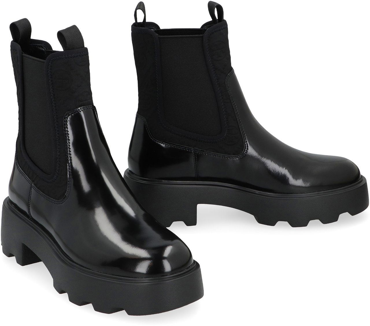 Tory Burch Chelsea boots in leather Zwart