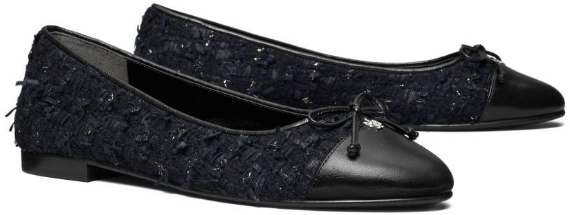 Tory Burch Flat Shoes Blue Blauw