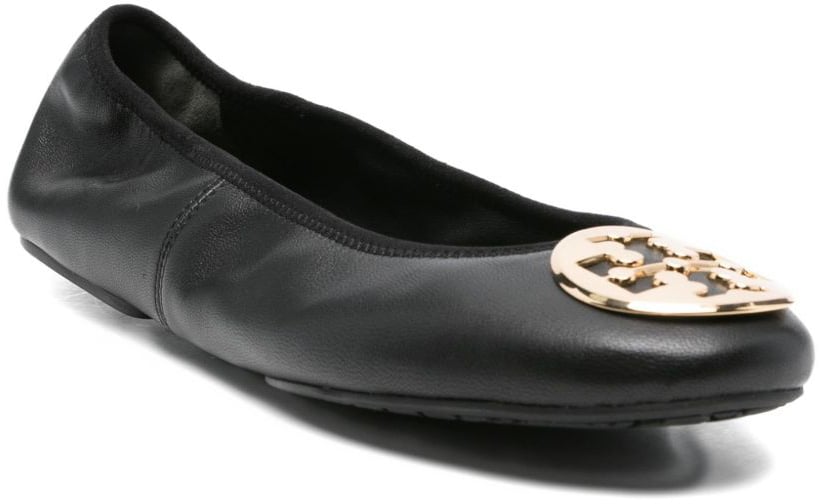 Tory Burch Flat Shoes Black Zwart