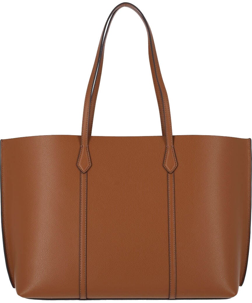 Tory Burch Brown Perry Leather Tote Bag Bruin