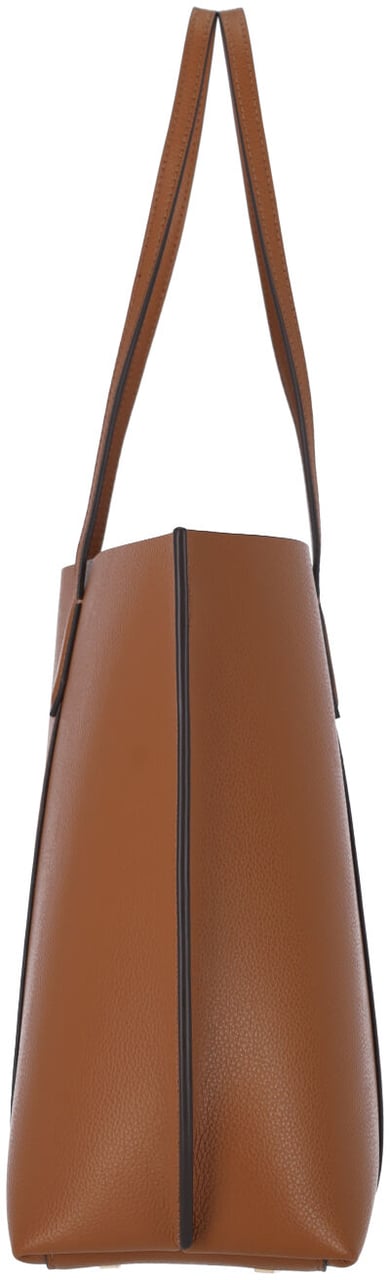 Tory Burch Brown Perry Leather Tote Bag Bruin