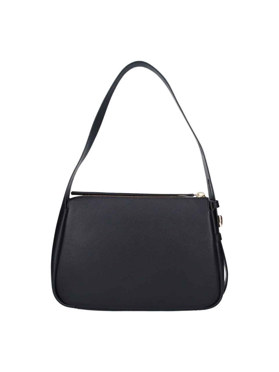 Tory Burch Black Romy Leather Shoulder Bag Zwart