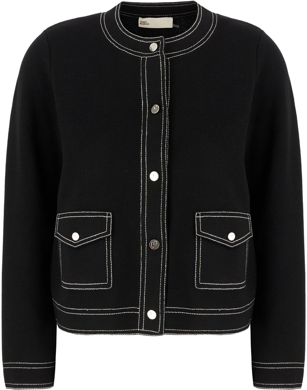 Tory Burch Tory Burch Black wool cardigan Zwart