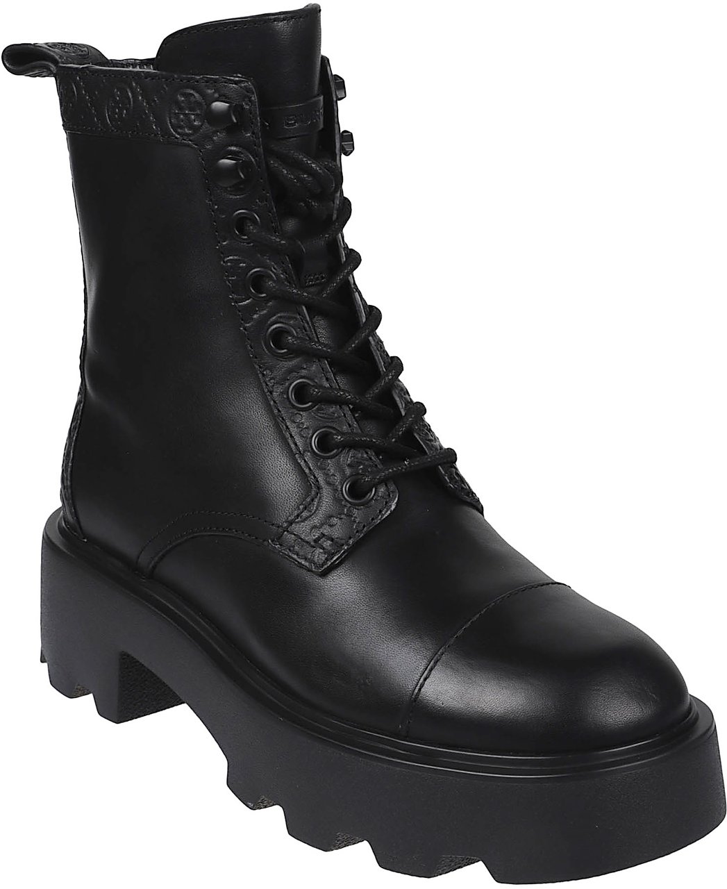 Tory Burch T Monogram Ankle Boots Black Zwart