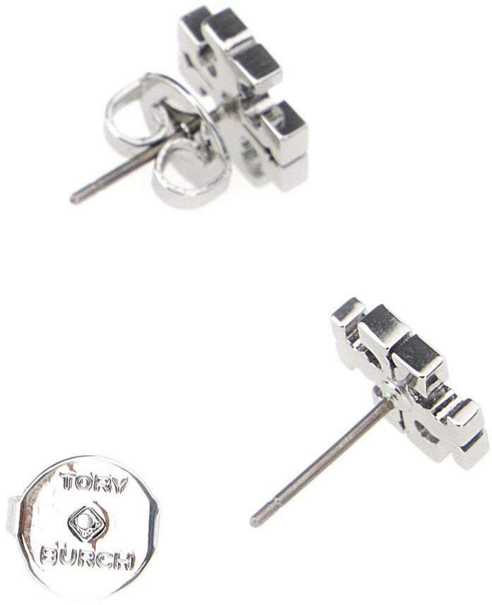 Tory Burch Tory Burch Silver metal earrings Zilver