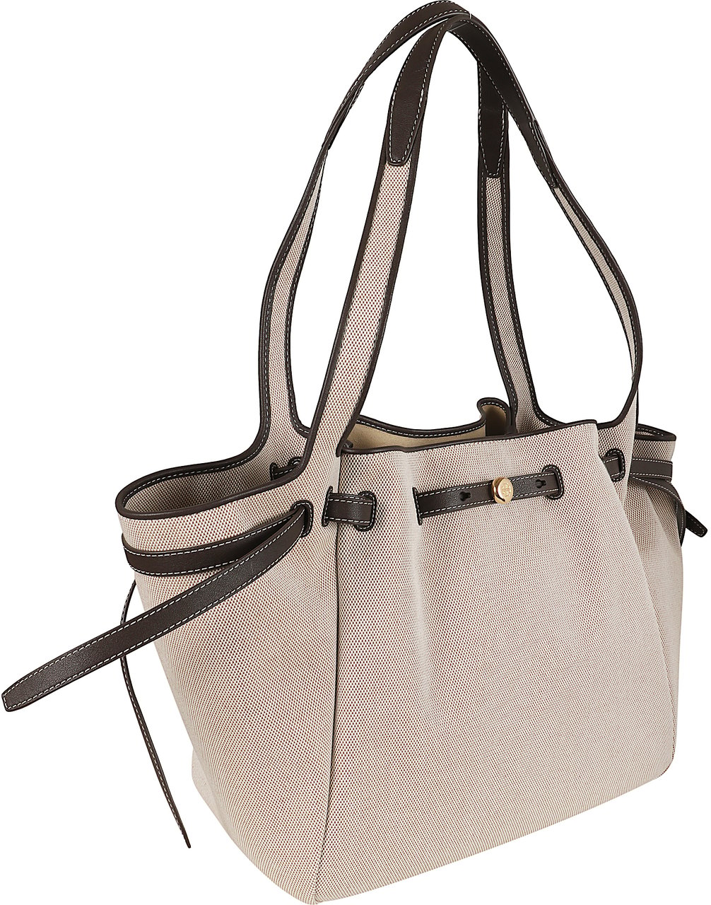 Tory Burch TORY BURCH Romy Canvas Tote Beige
