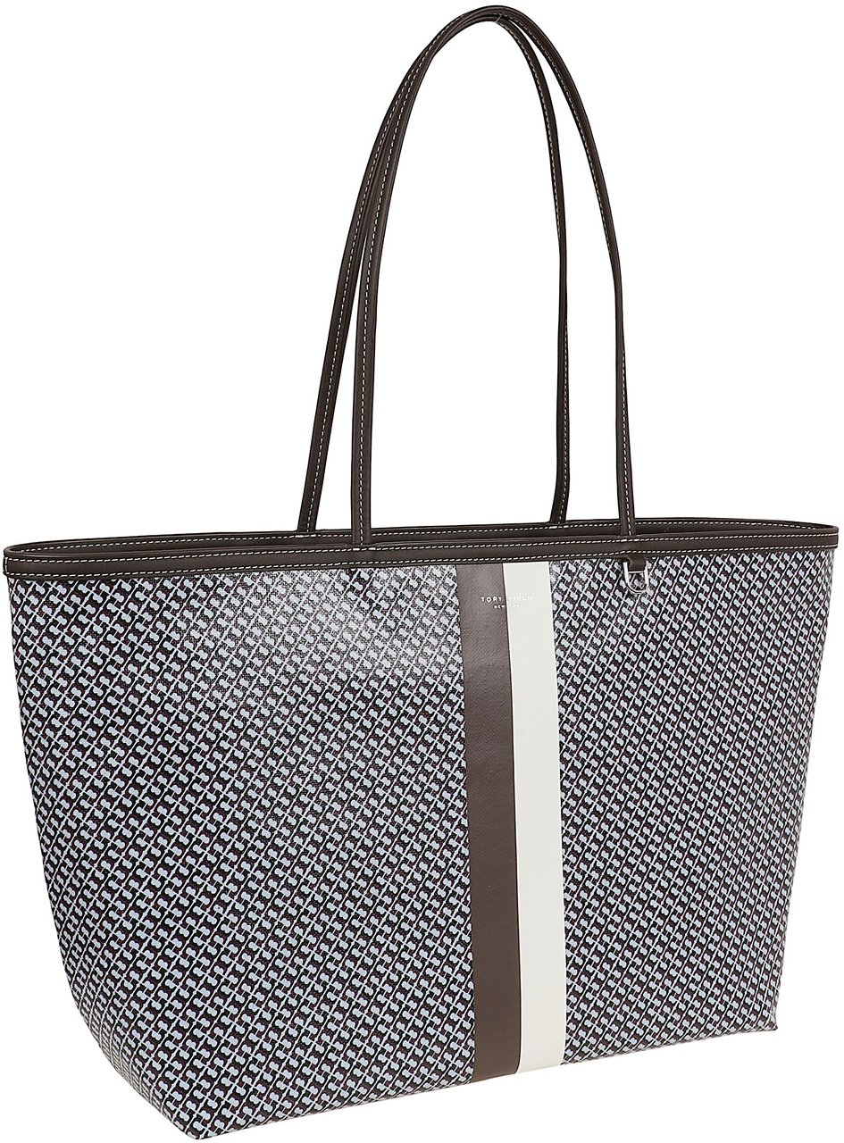TORY BURCH The Racer Tote Lichtblauw