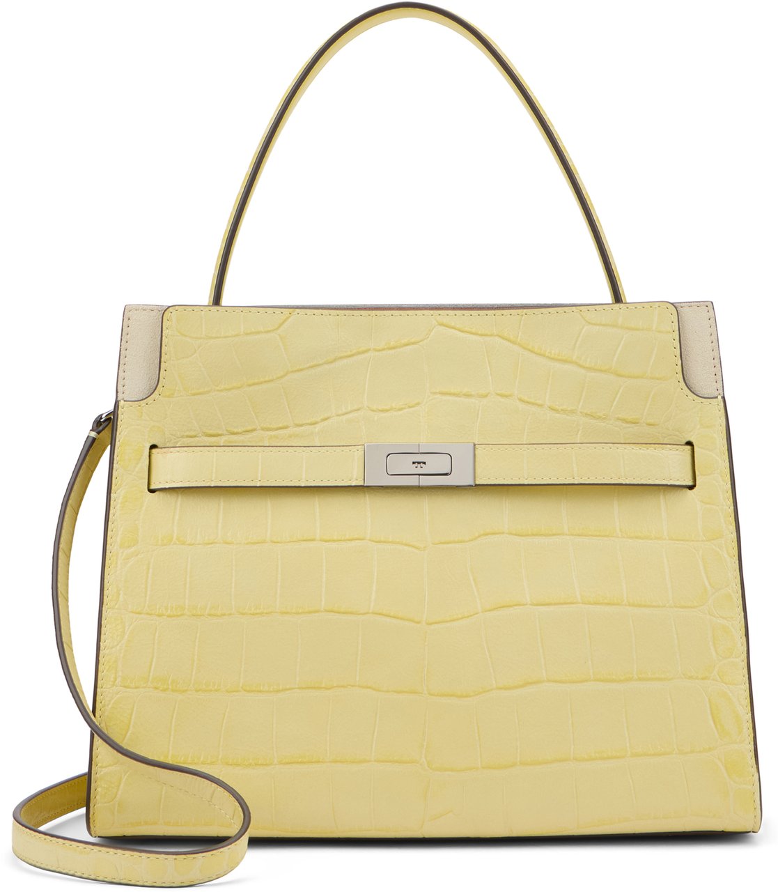 Tory Burch Bag Lee Radziwill with relief Geel