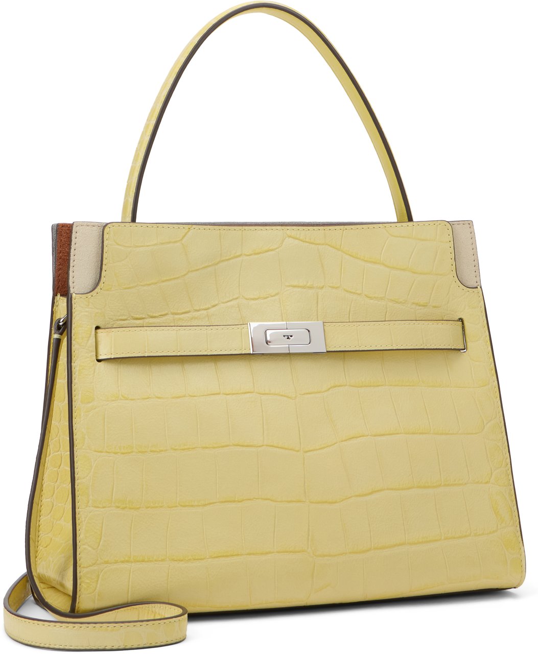 Tory Burch Bag Lee Radziwill with relief Geel