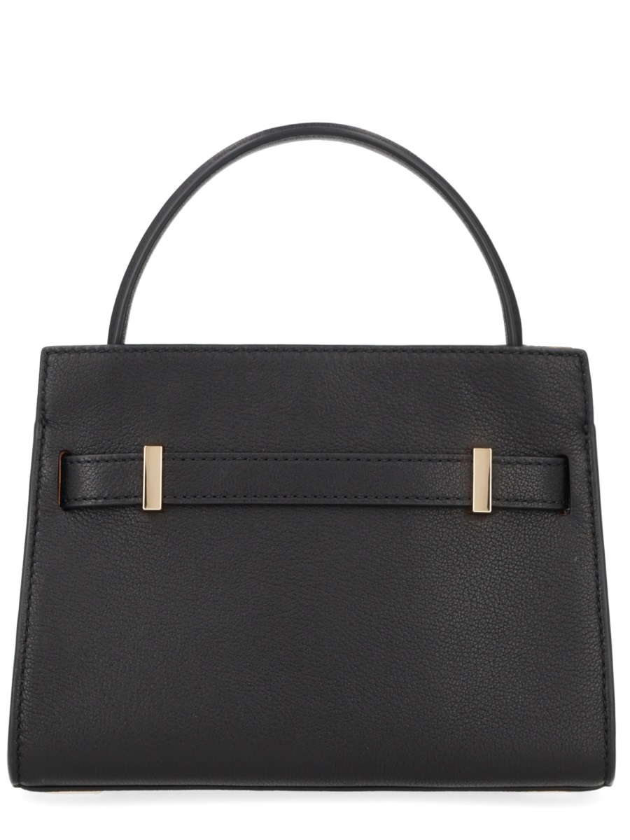 Tory Burch Neutrals Lee Radziwill Mini Handbag Zwart