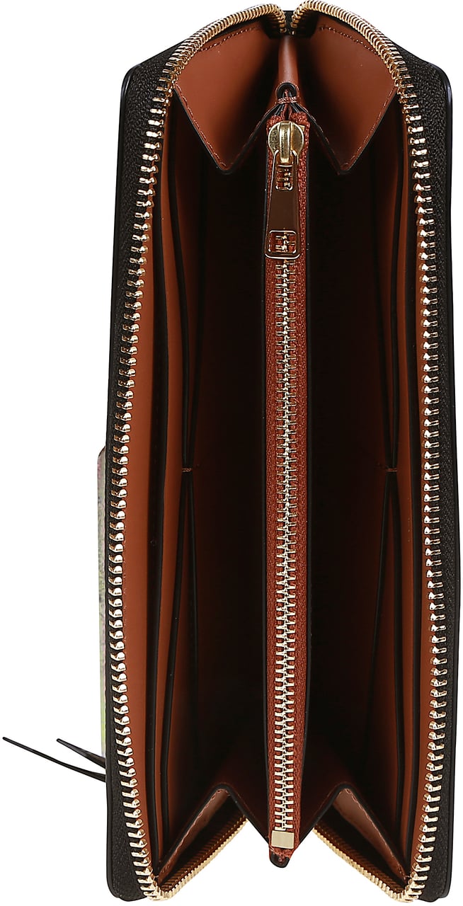 Tory Burch Romy Zip Continental Wallet Black Zwart