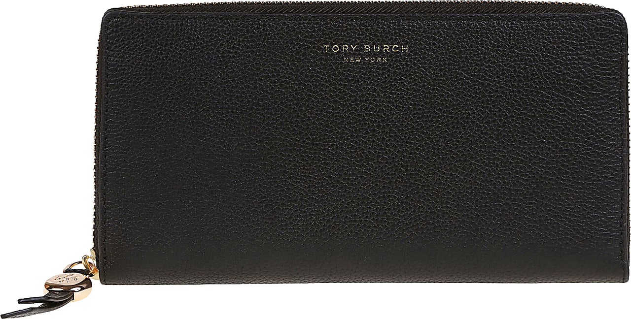 Tory Burch Romy Zip Continental Wallet Black Zwart