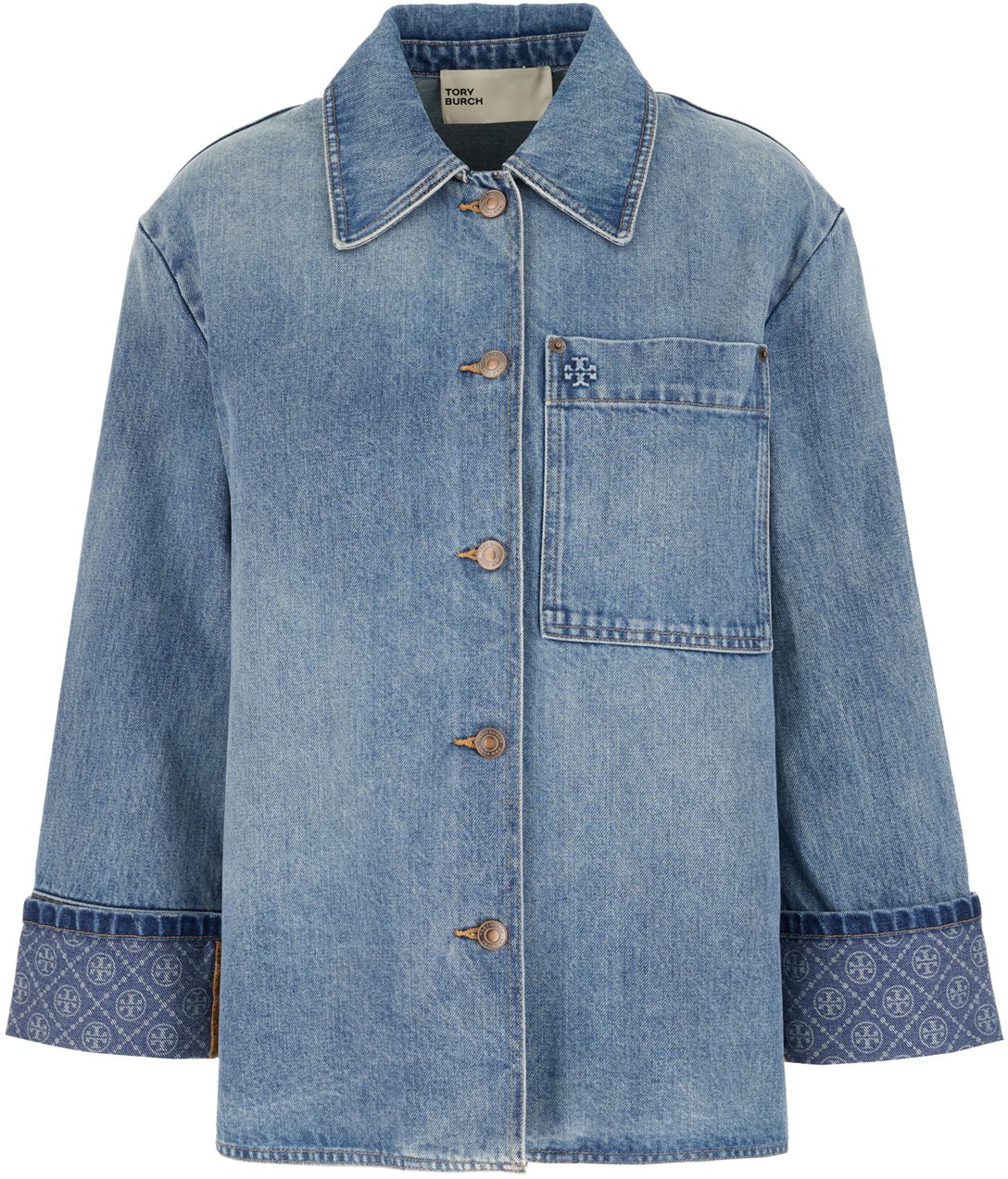 Tory Burch Denim jacket Blauw
