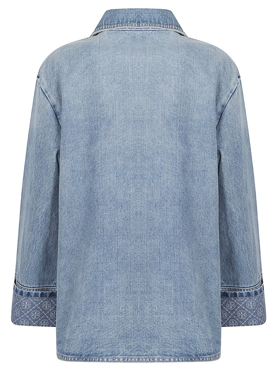 Tory Burch Denim Barn Jacket Blauw