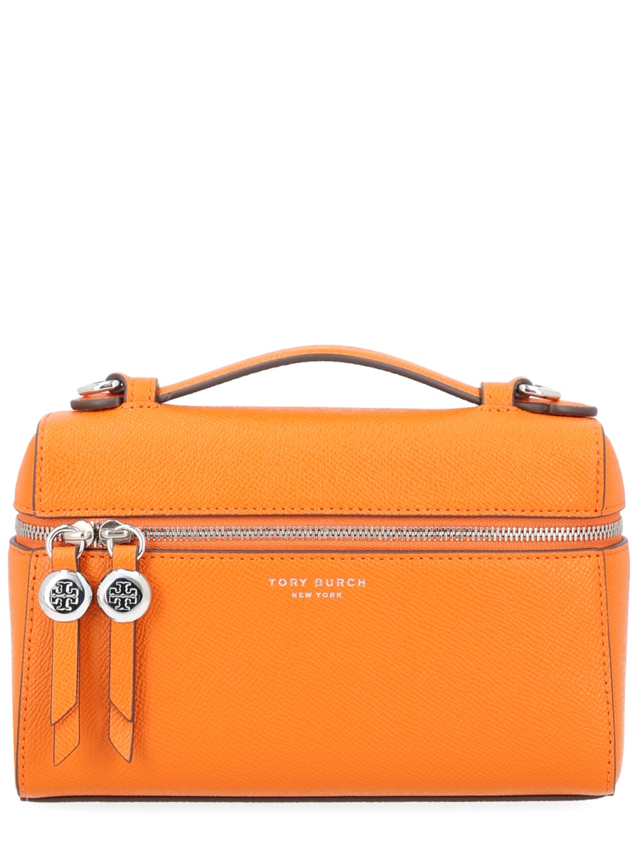 Tory Burch Romy Slim Textured Cowhide Bag Oranje