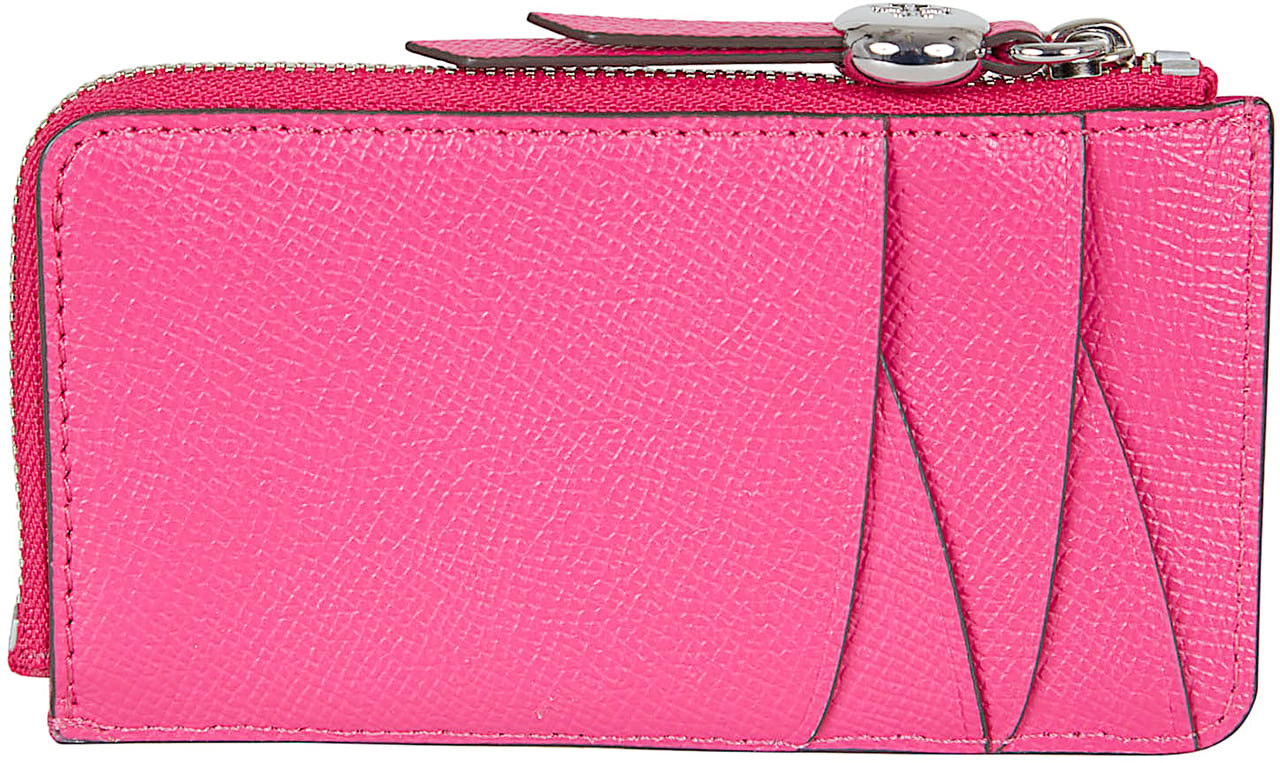 TORY BURCH Romy Zip Card Case Paars