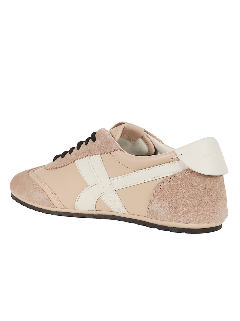 Tory Burch Hybrid Design Sneaker with Retro Elements and Low Profile Neutraal