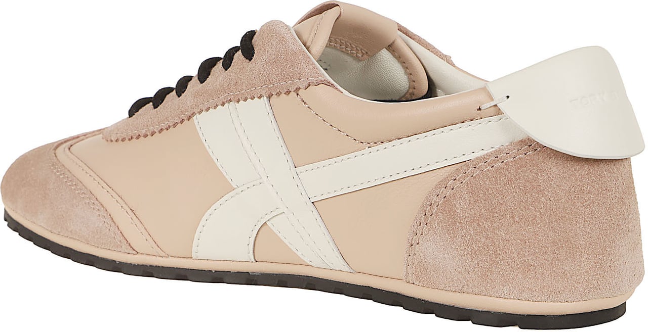 TORY BURCH HANK FIELD SNEAKER ROSE SILK / MAL Paars