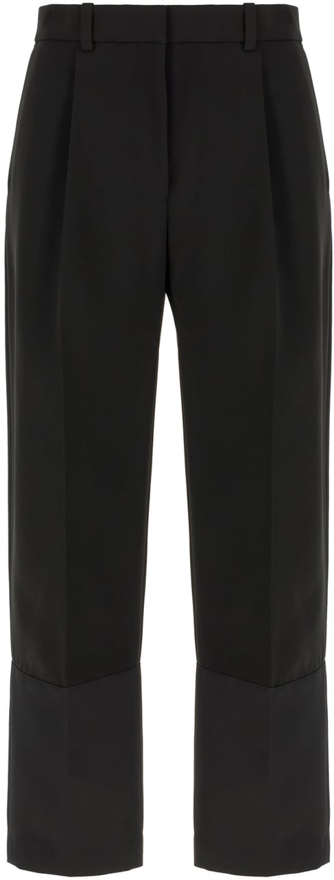 Tory Burch Tory Burch Black triacetate blend pants Zwart