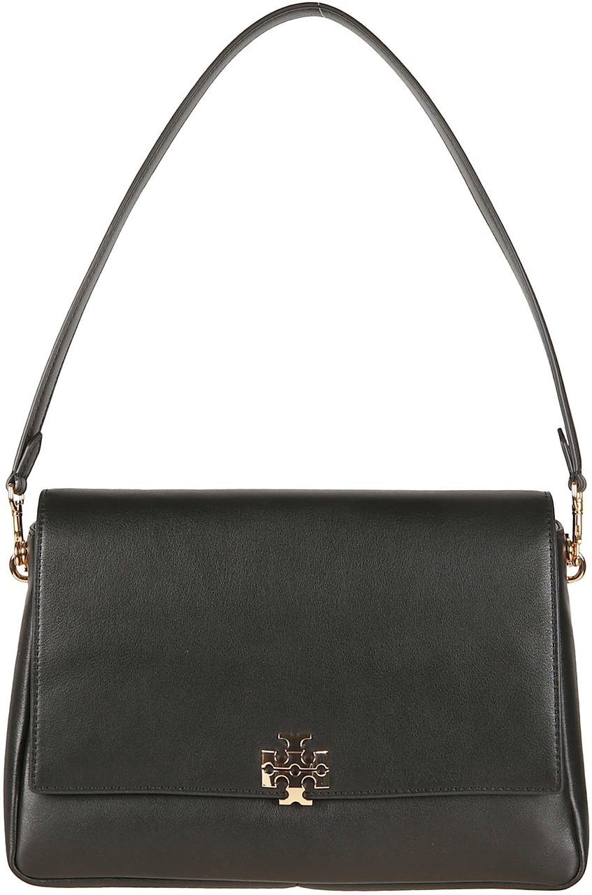 Tory Burch Charlie Shoulder Bag Black Zwart