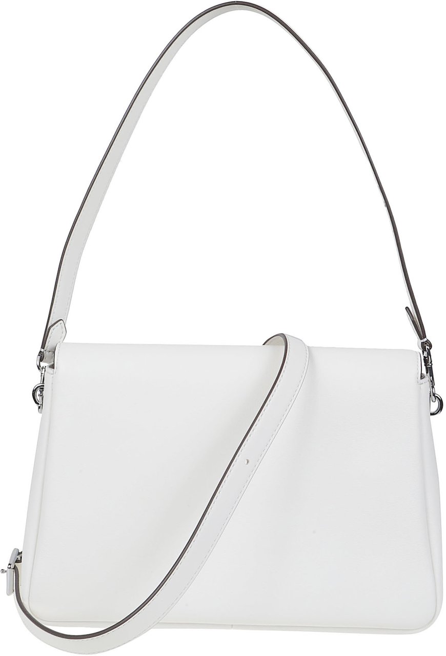 Tory Burch Charlie Shoulder Bag White Wit