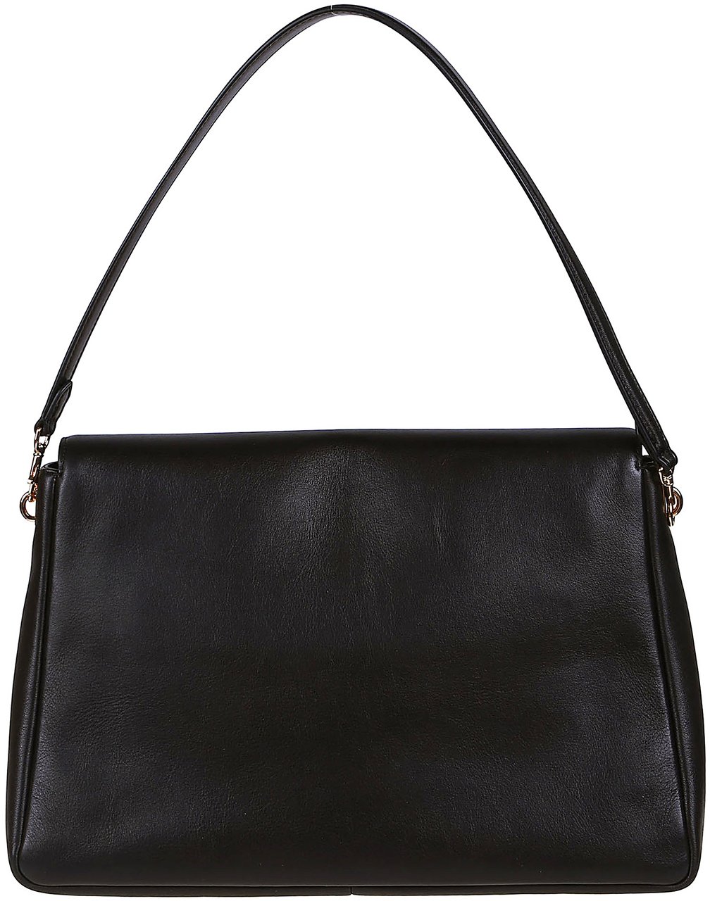 Tory Burch Charlie Large Shoulder Bag Black Zwart