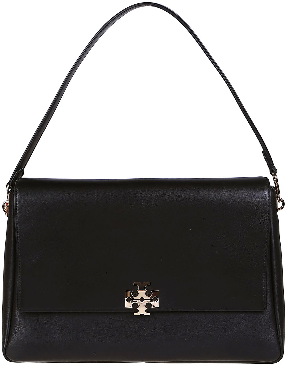 Tory Burch Charlie Large Shoulder Bag Black Zwart