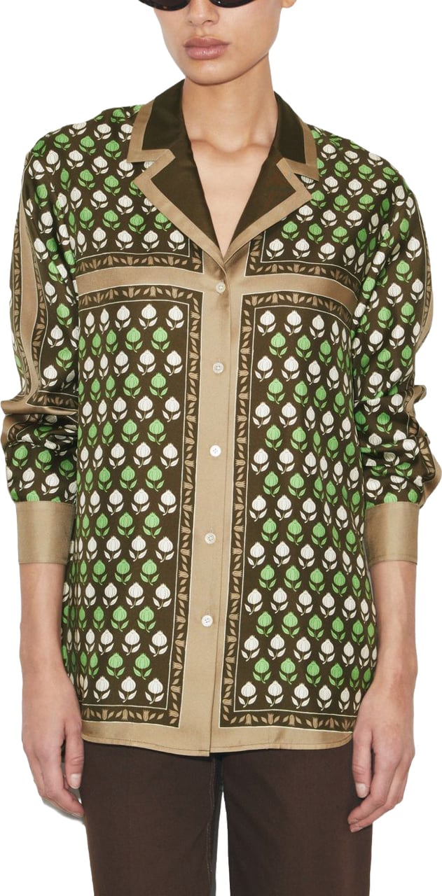 Tory Burch Shirts Brown Beige