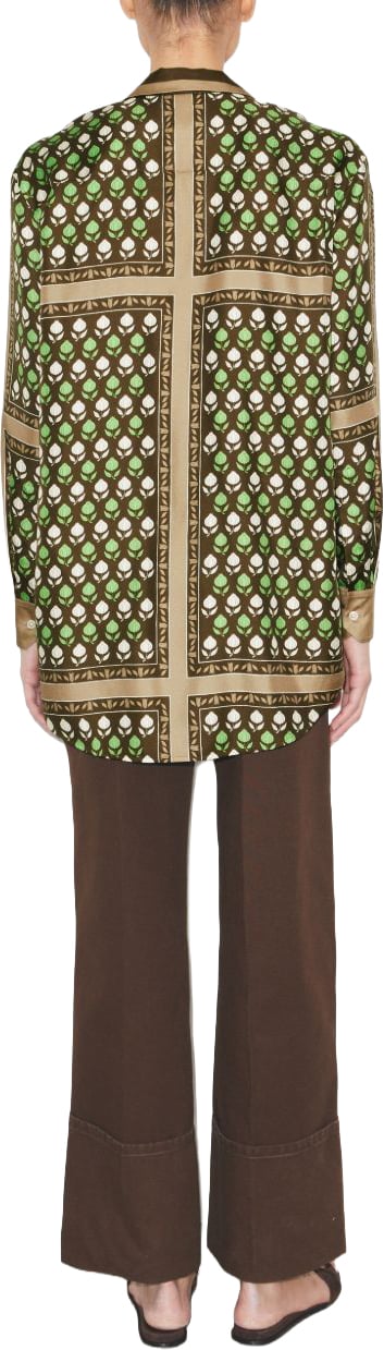 Tory Burch Shirts Brown Beige