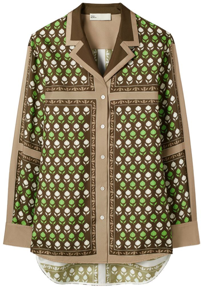 Tory Burch Shirts Brown Beige