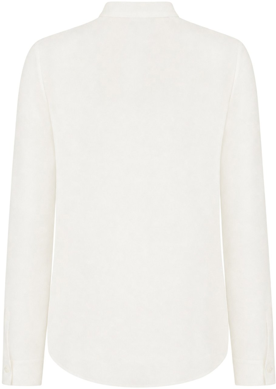 Tory Burch White cotton blend blouse Wit