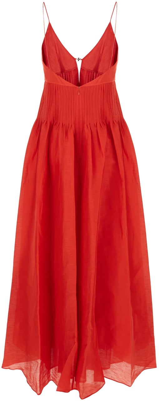 Tory Burch Red linen dress Rood