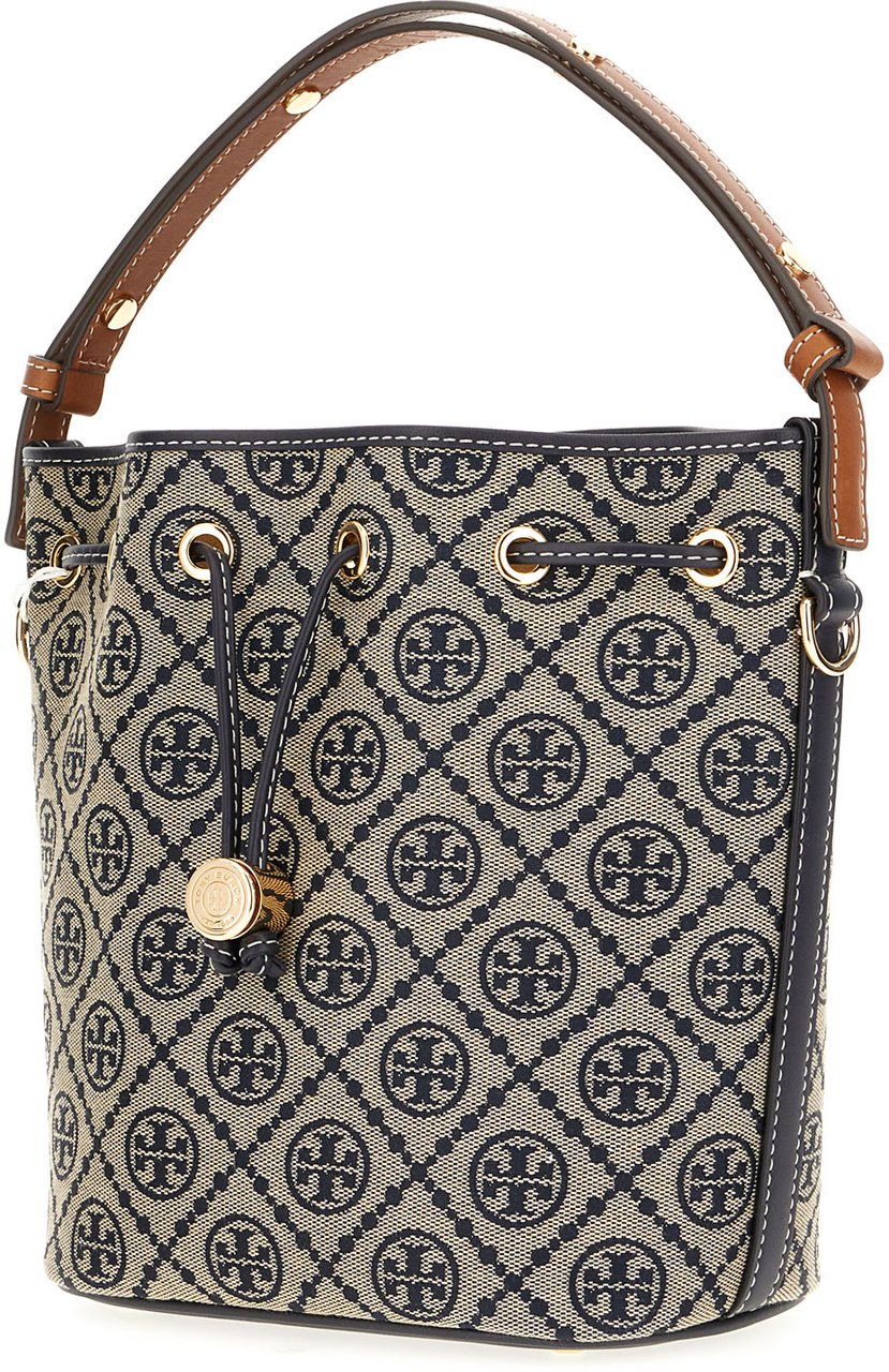 Tory Burch Embroidered canvas bucket bag Divers