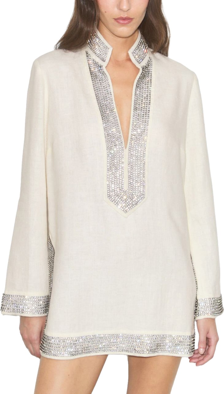 Tory Burch Dresses Avorio Wit