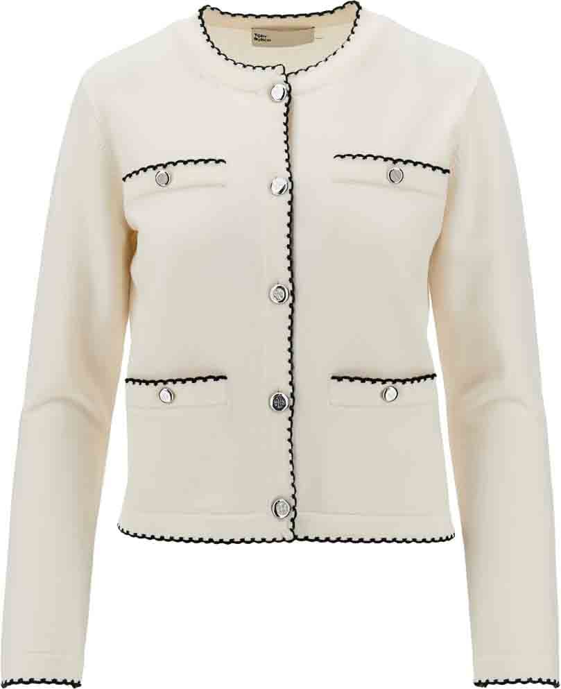 Tory Burch Sweaters Avorio Wit