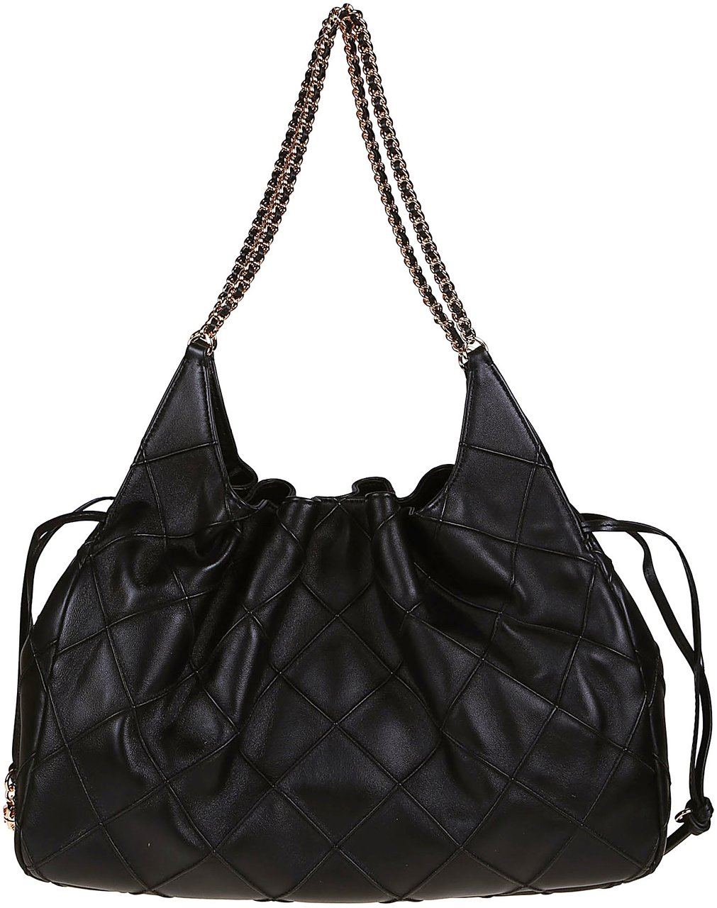 Tory Burch Fleming Large Tote Bag Black Zwart