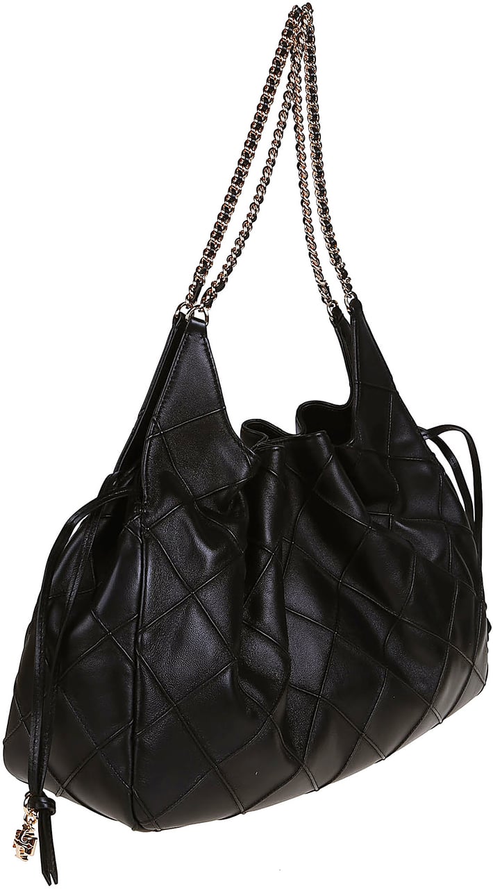 Tory Burch Fleming Large Tote Bag Black Zwart